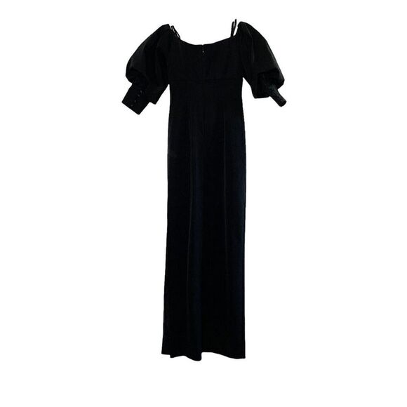 Aidan Maddox Dress Women’s Formal Floor Length Off Shoulder Puff Sleeve Gown 0 - Picture 4 of 12